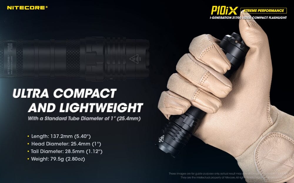 Nitecore P10iX 4000 Lumen USB-C Rechargeable Flashlight 