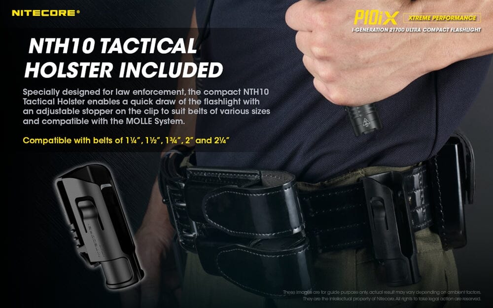 Nitecore P10iX 4000 Lumen USB-C Rechargeable Flashlight 