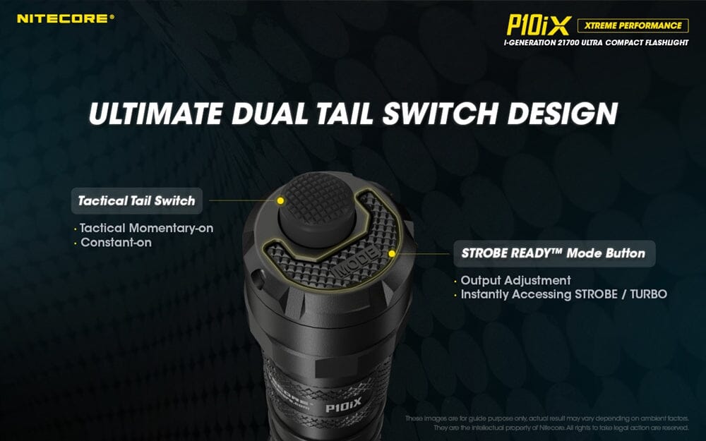Nitecore P10iX 4000 Lumen USB-C Rechargeable Flashlight 