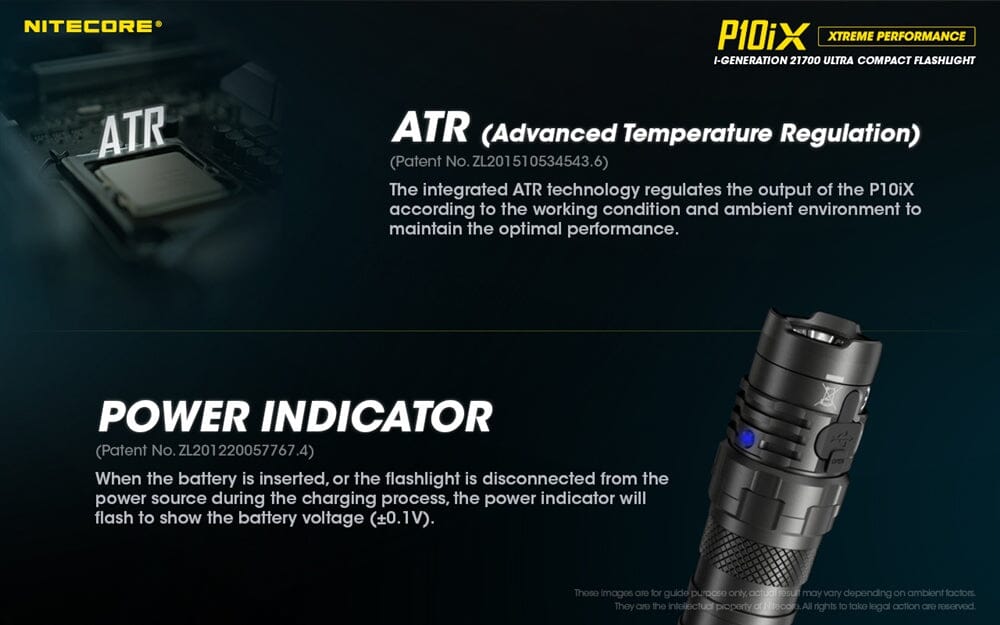 Nitecore P10iX 4000 Lumen USB-C Rechargeable Flashlight 