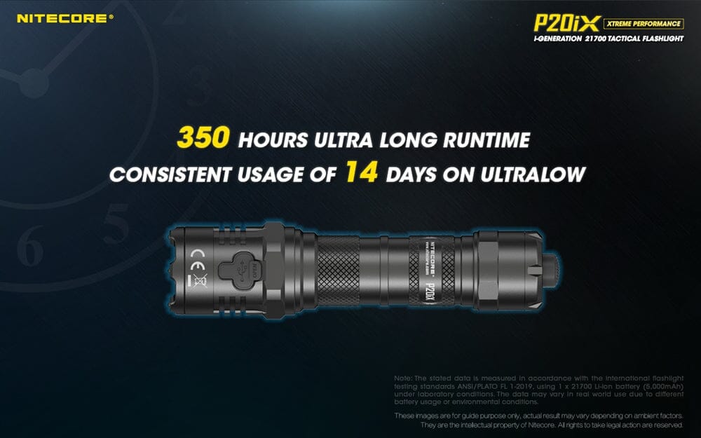 Nitecore P20iX 4000 Lumen USB-C Rechargeable Flashlight 