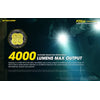 Nitecore P20iX 4000 Lumen USB-C Rechargeable Flashlight 