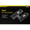 Nitecore Thumb 85 Lumen Clip on Rechargeable Flashlight, with Adjustable Angle 
