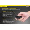 Nitecore Thumb 85 Lumen Clip on Rechargeable Flashlight, with Adjustable Angle 