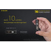 Nitecore TIKI 300 Lumen USB-C Rechargeable Keychain Flashlight 