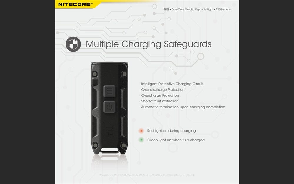 Nitecore TIP SE 700 Lumen Rechargeable Keychain EDC Flashlight 
