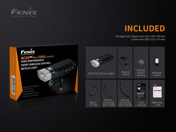Fenix BC30 V2.0 Bike Light 