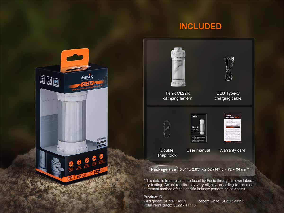 Fenix CL22R Rechargeable Lantern 