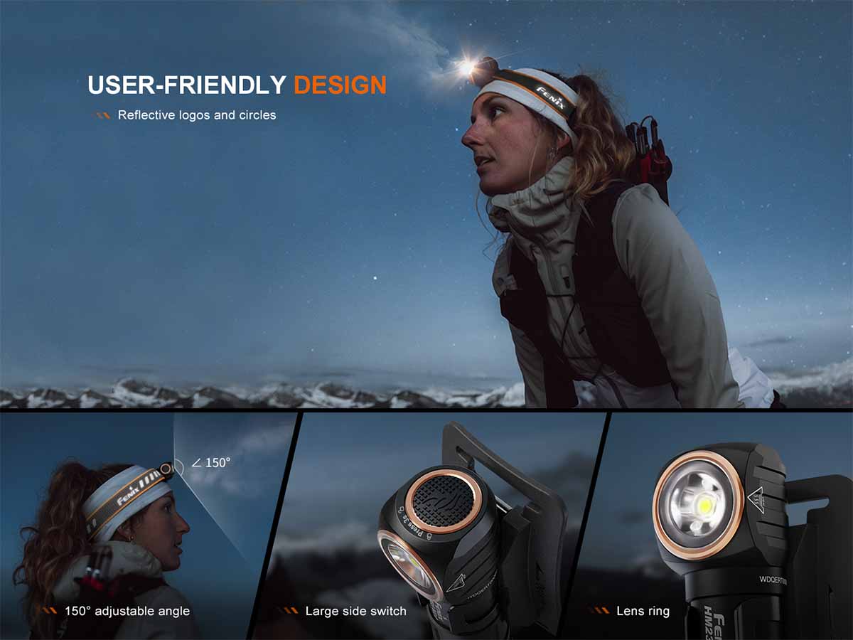 Fenix HM23 V2.0 AA-Powered Headlamp 
