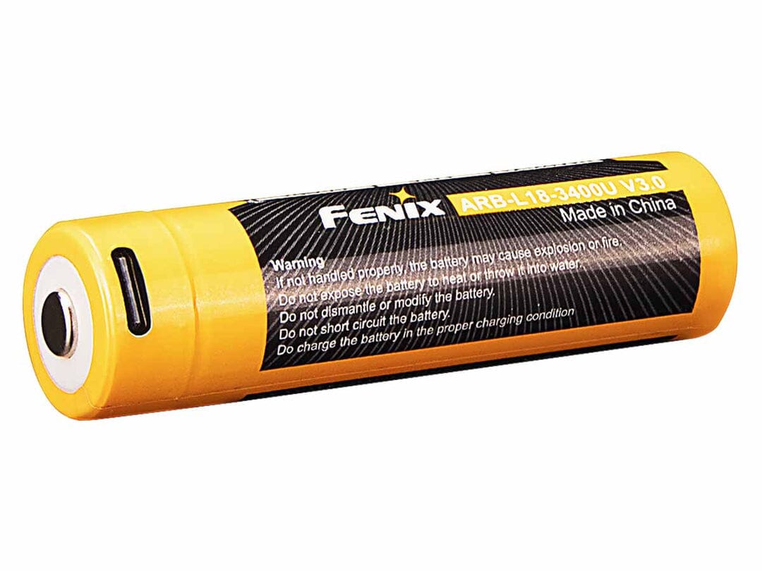 Fenix ARB-L18-3400U V3.0 Built-in USB Rechargeable Battery 