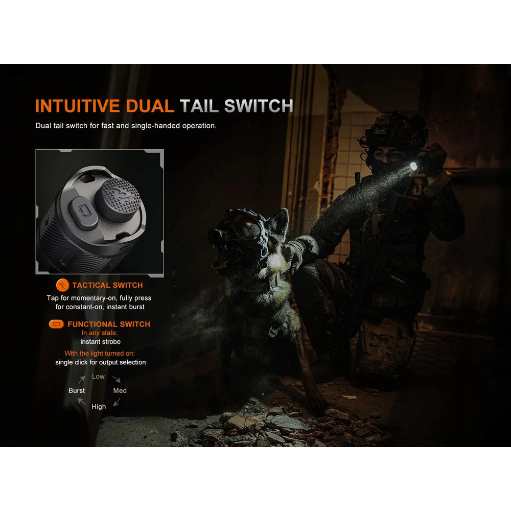 Fenix TK21R Rechargeable Tac Flashlight 