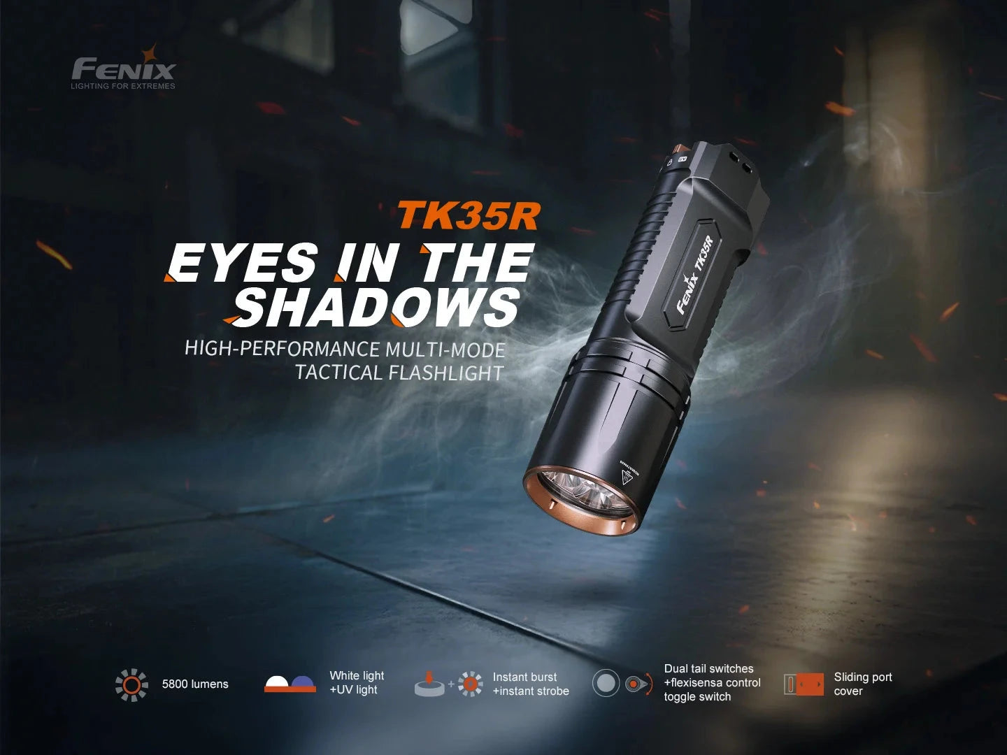 Fenix TK35R Rechargeable Flashlight 