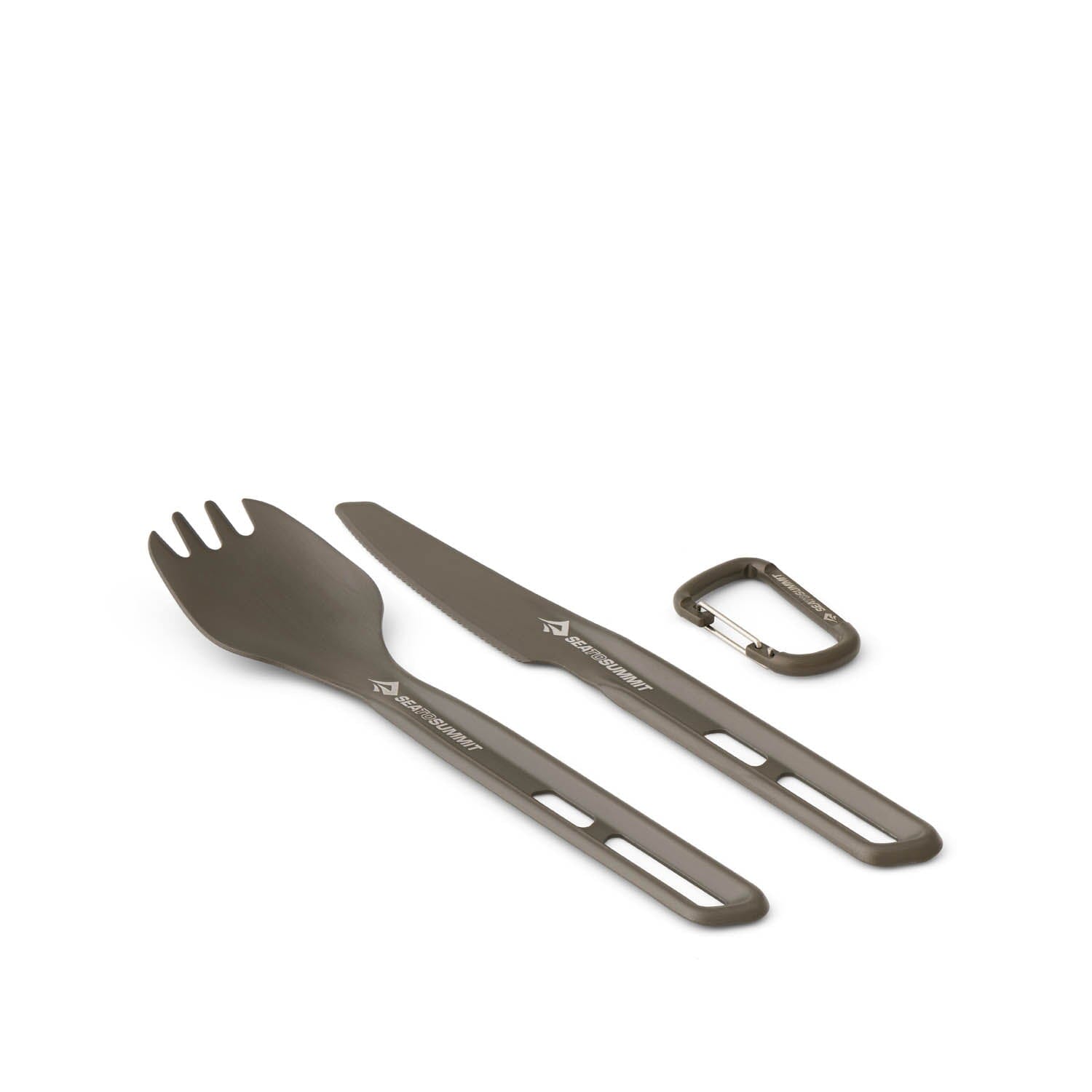 Sea to Summit Frontier Ultralight Cutlery Set-2Piece Spork/Knife Anodised Grey 