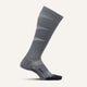 Feetures Graduated Compression Light Cushion Knee High Socks Gray Small 