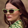 goodr Deco G - Sports Sunglasses - Green Tea Nebula 