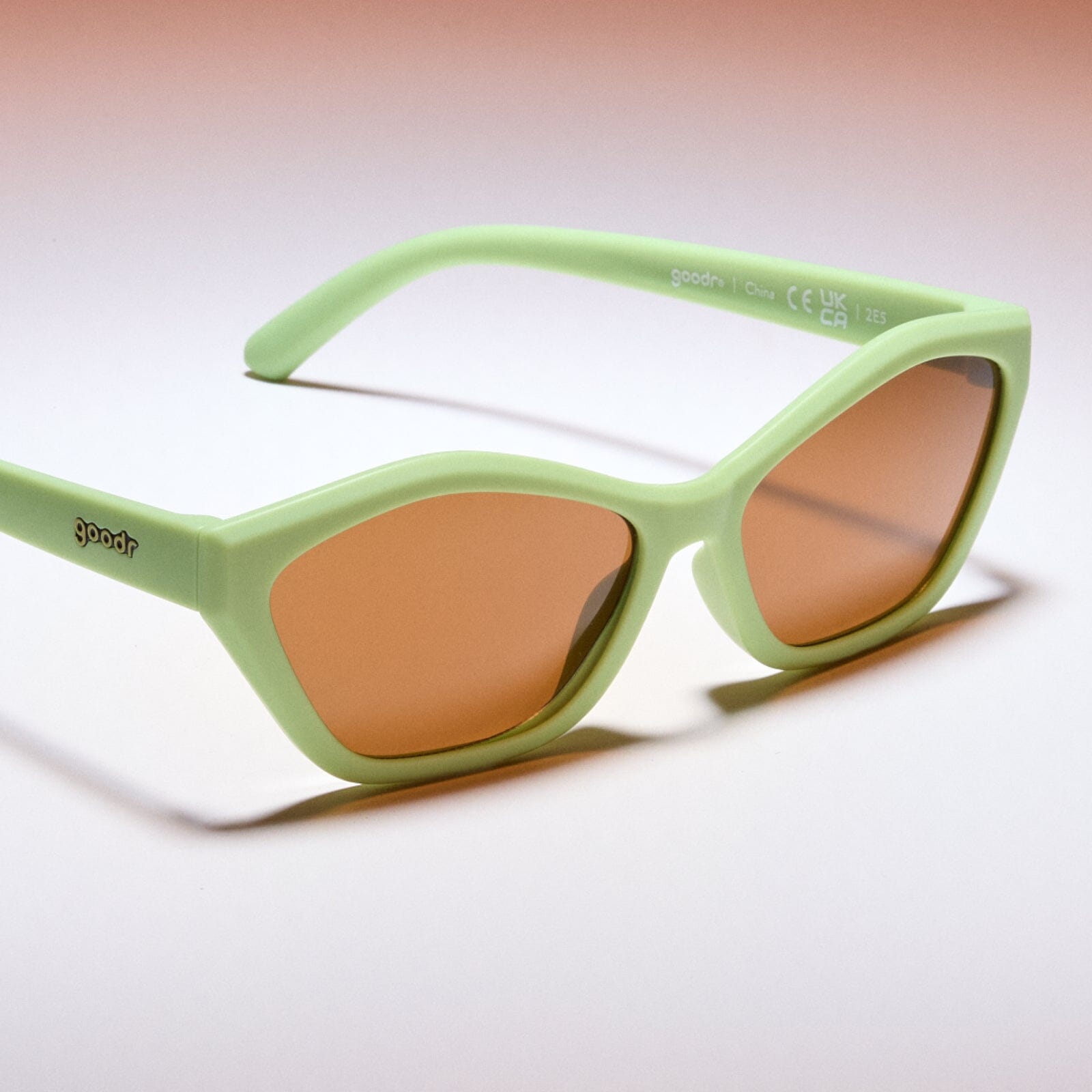 goodr Deco G - Sports Sunglasses - Green Tea Nebula 