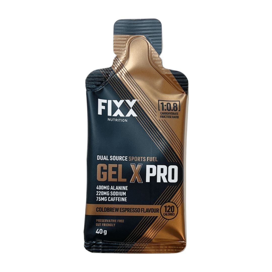 FIXX Gel X Pro 40g Energy Gel Coldbrew Expresso (75mg Caffeine) 