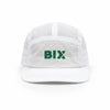 Bix Ultra Light Cap White with Green Logo One Size 