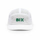 Bix Ultra Light Cap White with Green Logo One Size 