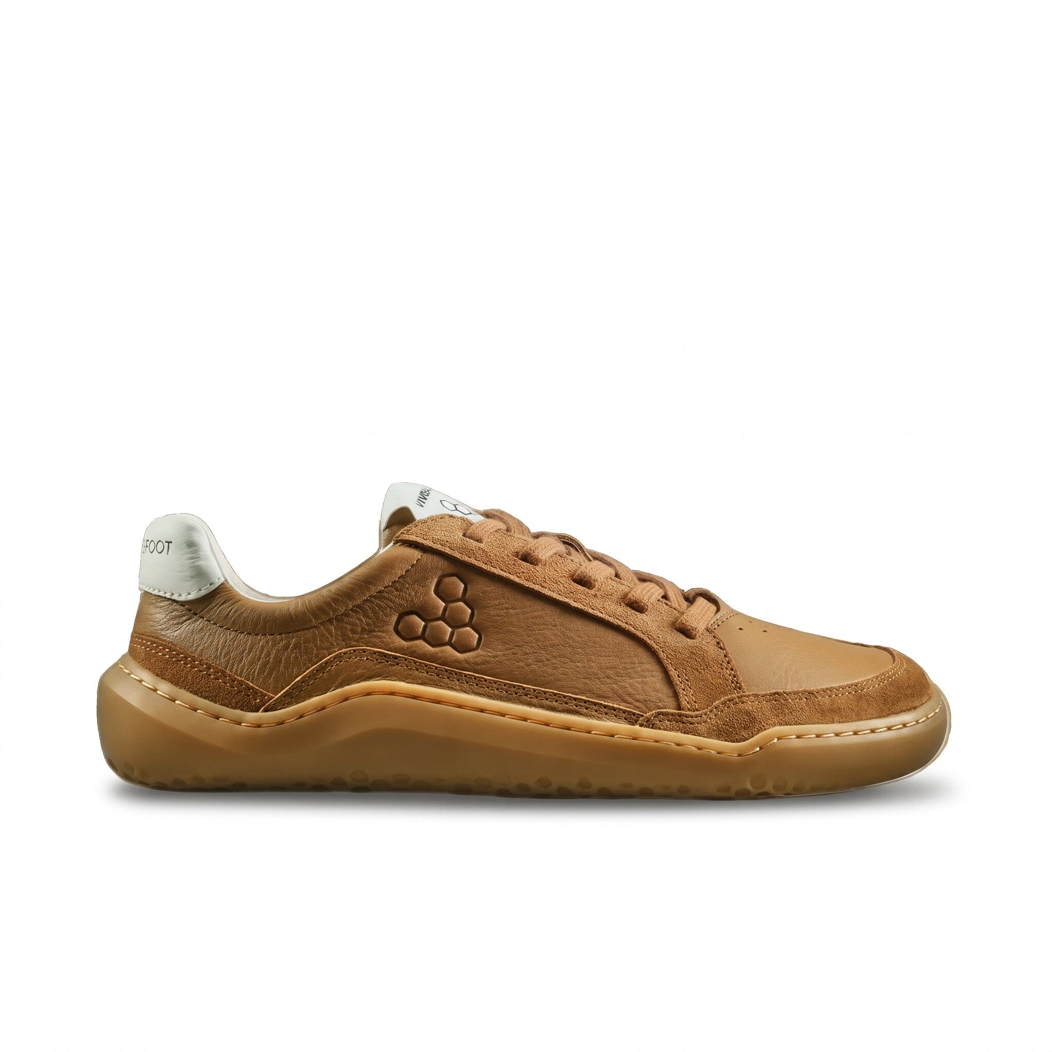 Vivobarefoot Gobi III Sneaker Leather Mens Barefoot Shoes Tan US 8 EU 41 