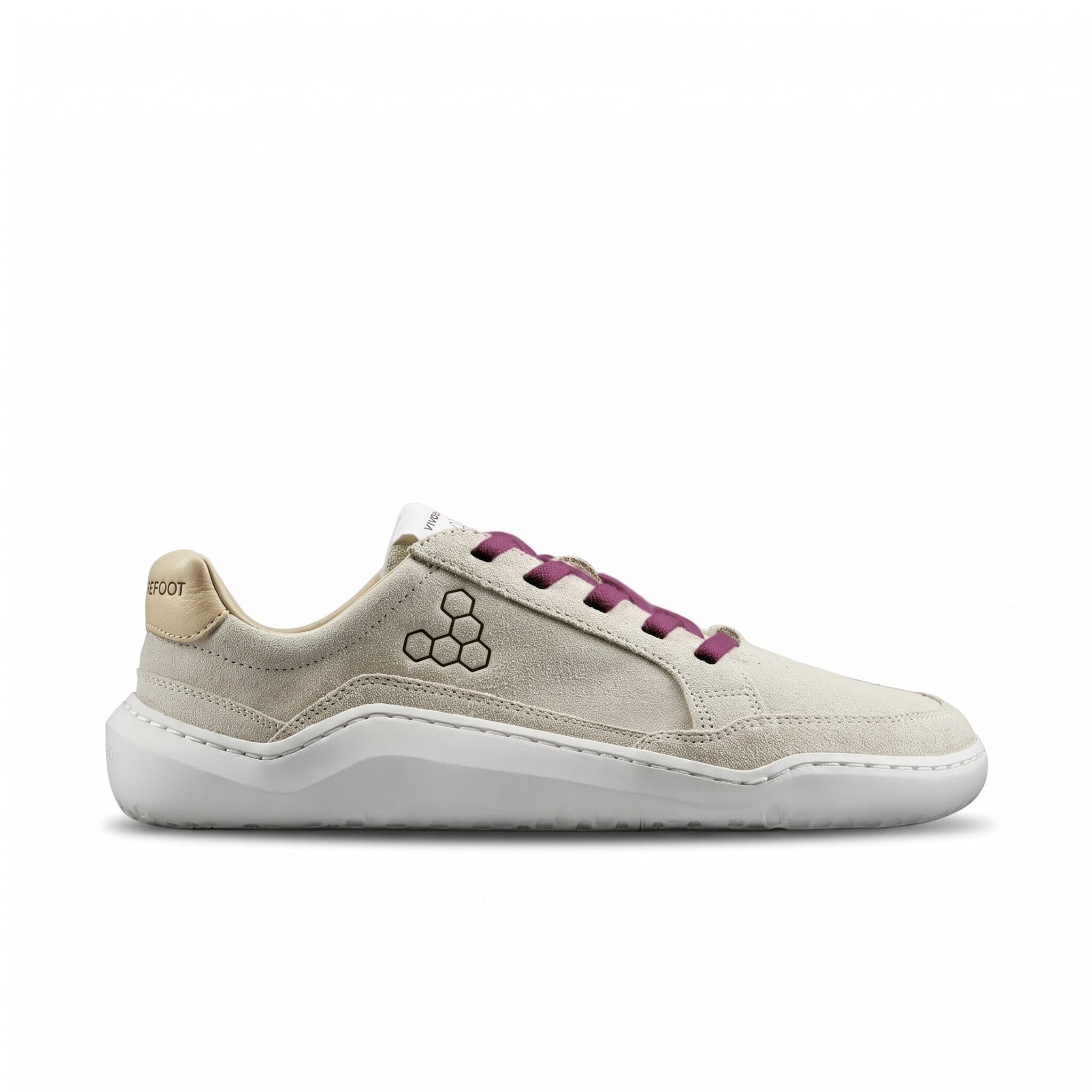 Vivobarefoot Gobi III Sneaker Leather Mens Barefoot Shoes Sand/ Fig US 9 EU 42 