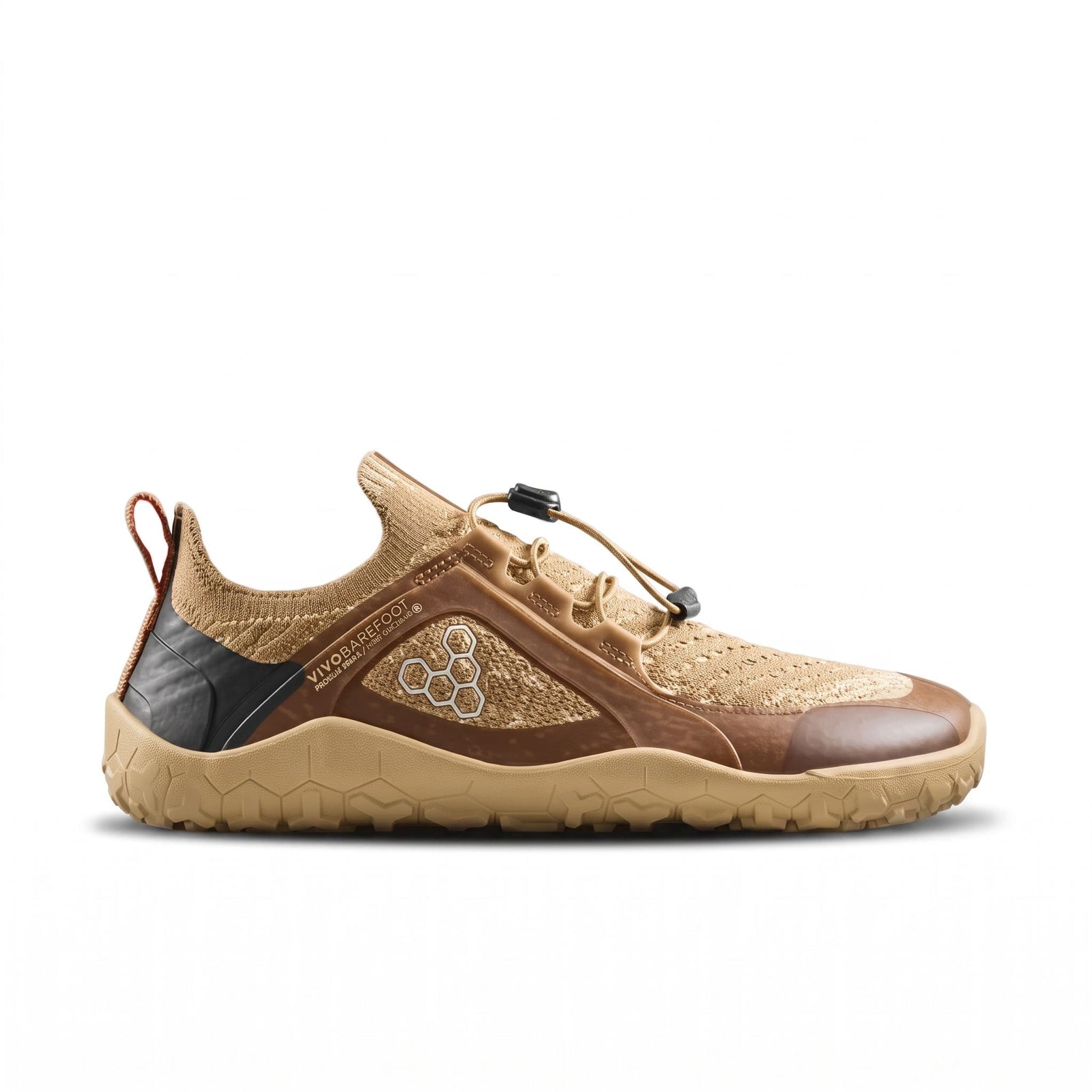 Vivobarefoot Primus Trail Knit FG Grounding Mens Barefoot Shoes Wood US 8 EU 41 