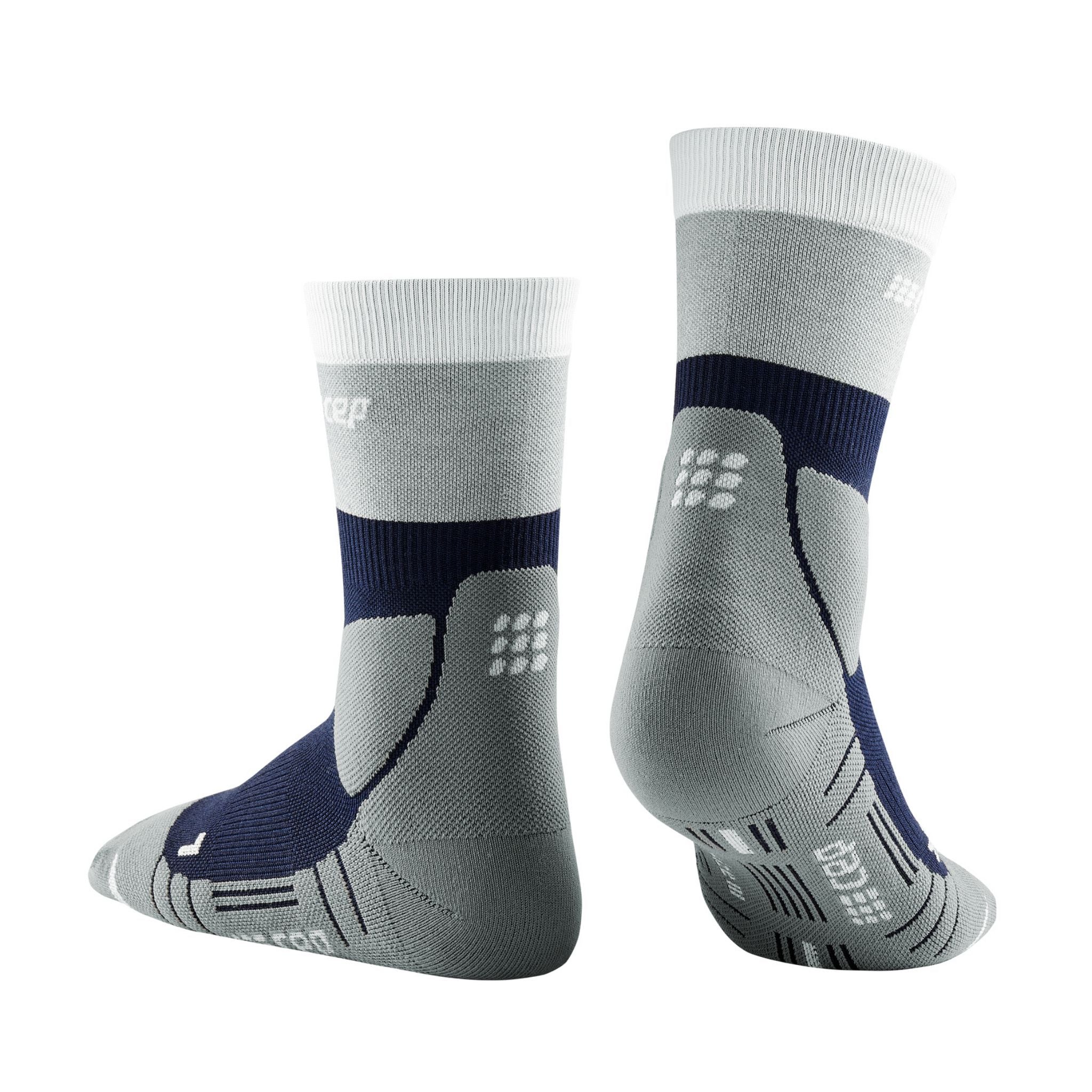 CEP Core Hiking Light Merino Mid Cut Compression Socks, Women 