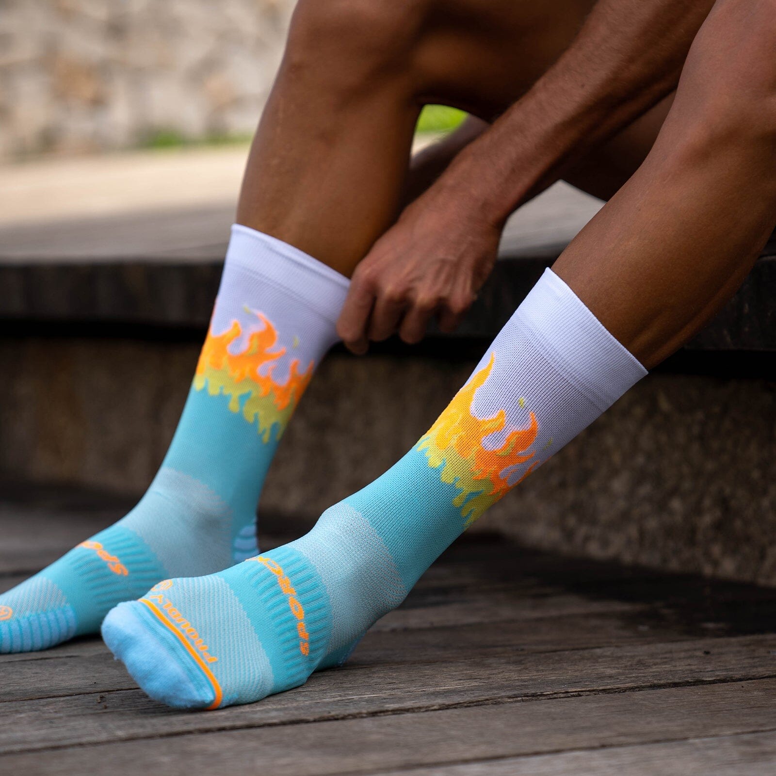 SPORCKS Hot Blue - Running Socks 