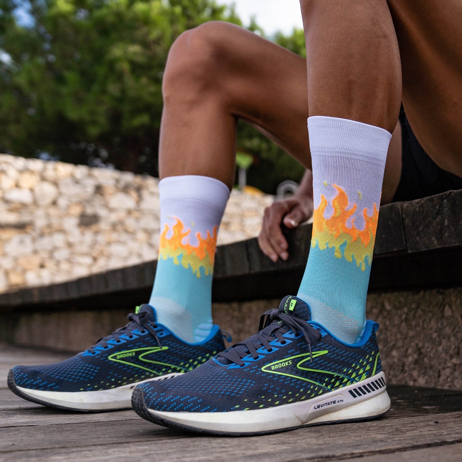 SPORCKS Hot Blue - Running Socks 