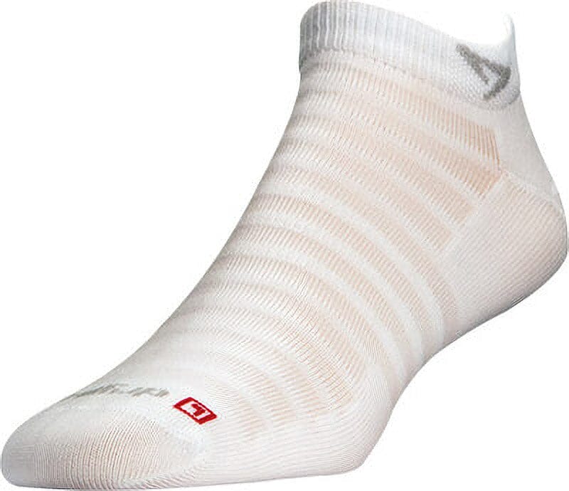 Drymax Hyper Thin Running Mini Crew Socks Lime/Lite Grey S 