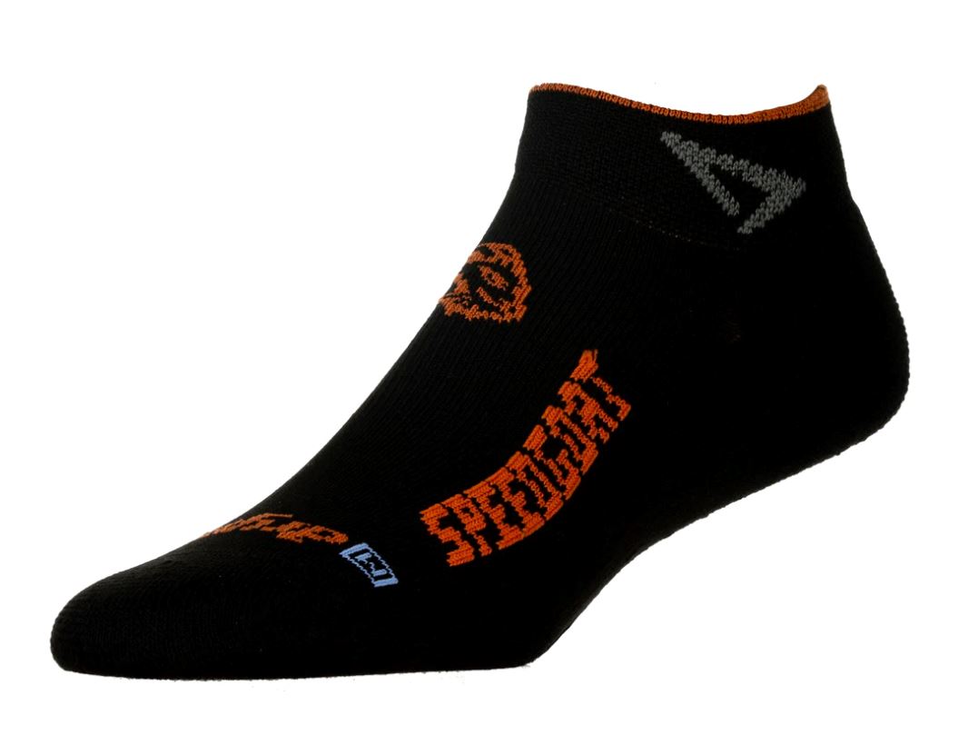 Drymax Lite Trail Running Mini Crew Socks Black/Orange M 