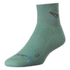 Drymax Lite Trail Running 1/4 Crew Socks Lime/Sky Blue S 