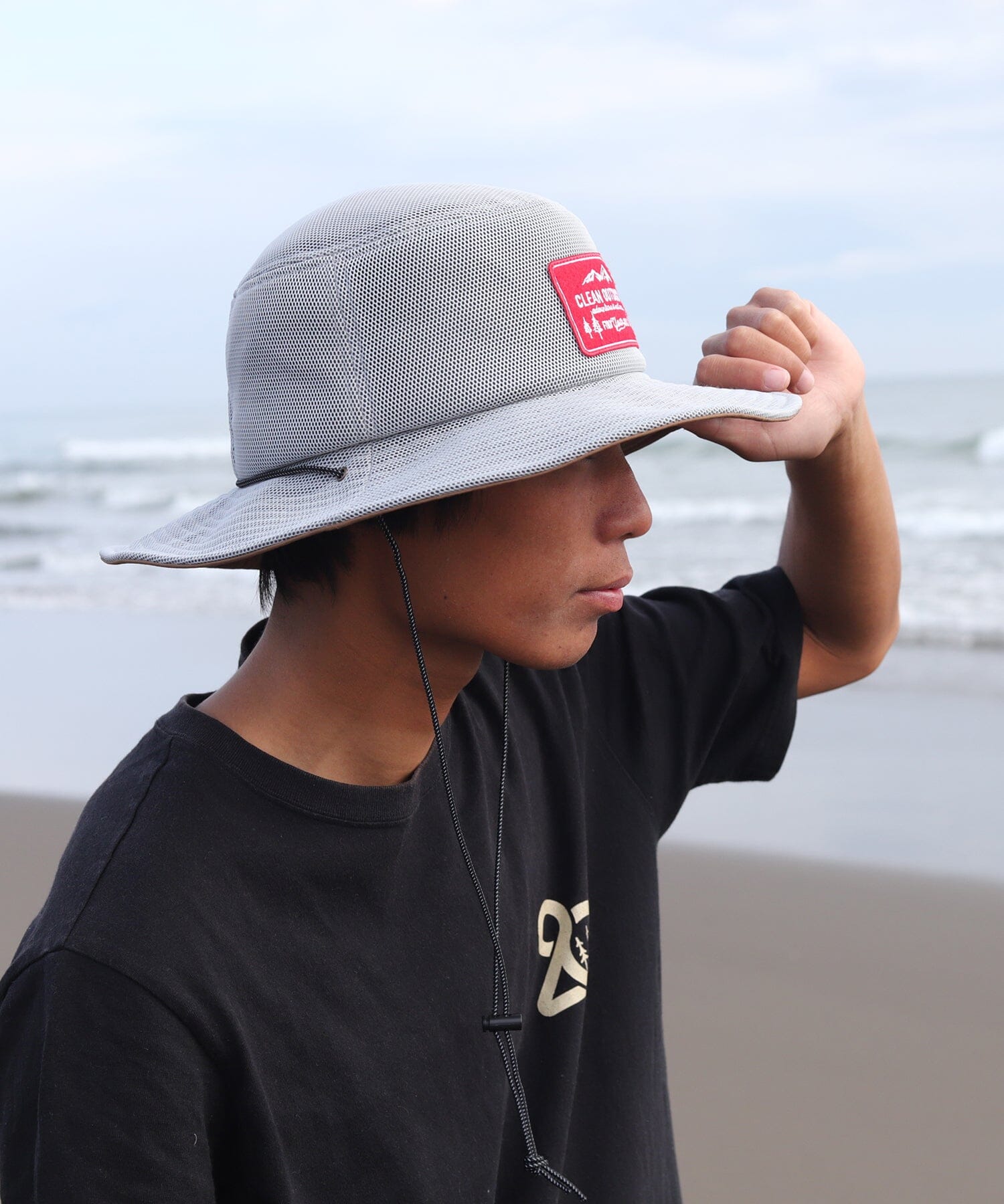 Clef Big Brim Full Mesh Hat RB3658 