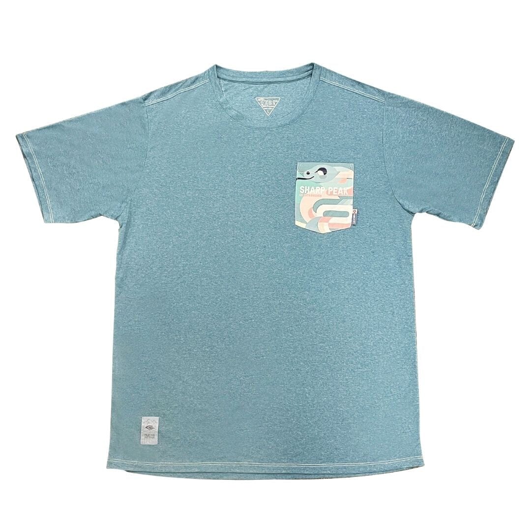 Reecho Men's Passion Tee Blue Stone/Sharp Peak S 