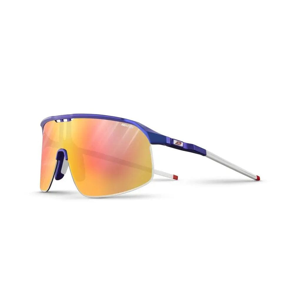 Julbo Density Groupama FDJ Sunglasses Metallic Blue REACTIV 1-3 LAGP 