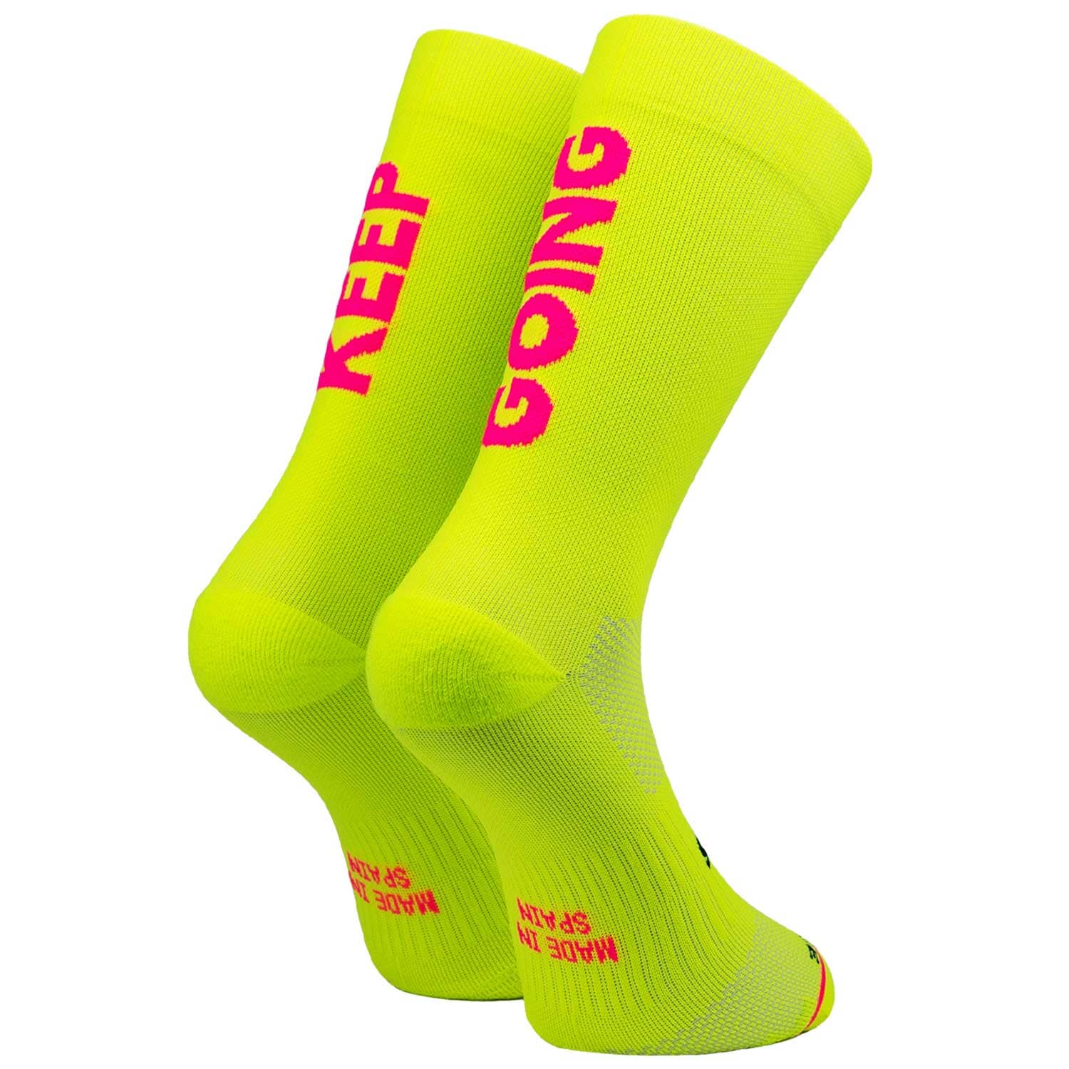 SPORCKS Keep Going Yellow - Running Socks Yellow XS 35-37 