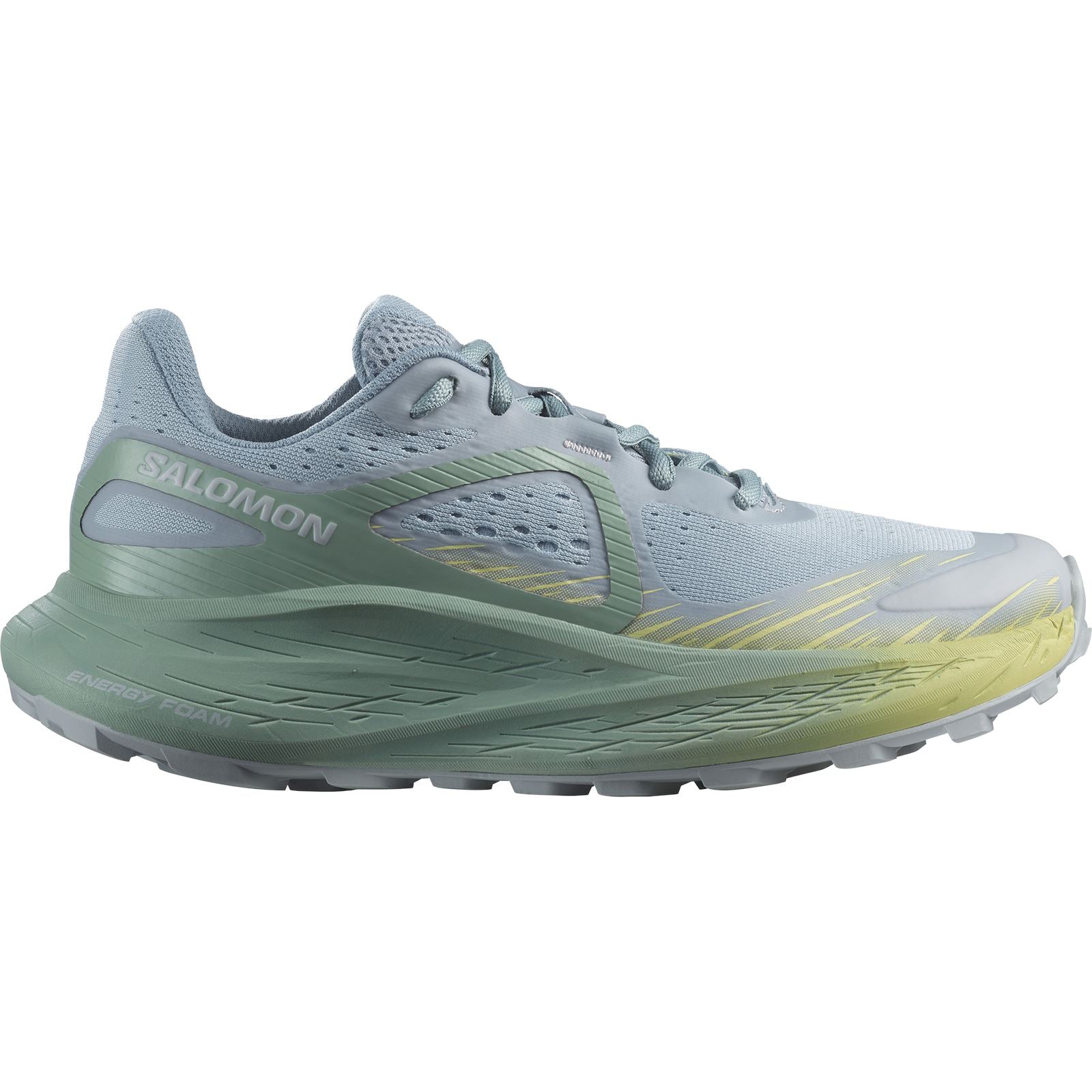 Salomon Ultra Glide Glide Max TR Women's Trail Running Shoes Stone Blue/Granite Green/Pearl Blue US 5 