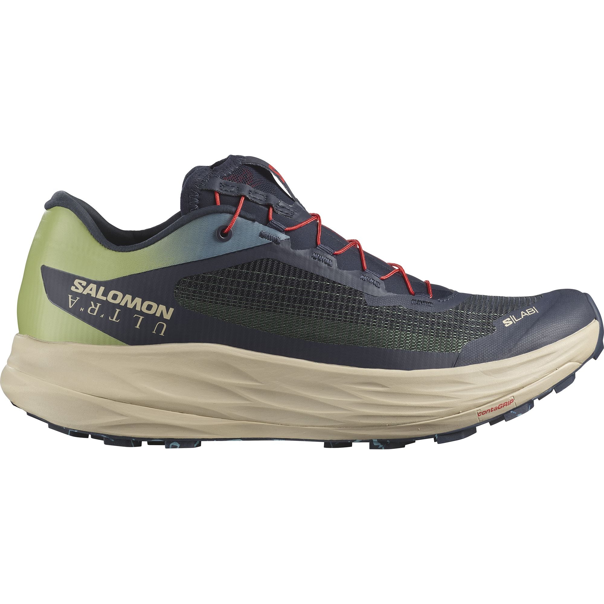 Salomon S/LAB Ultra Unisex Trail Running Shoes Sage/Cameo Blue/Night Sky UK 8.5 
