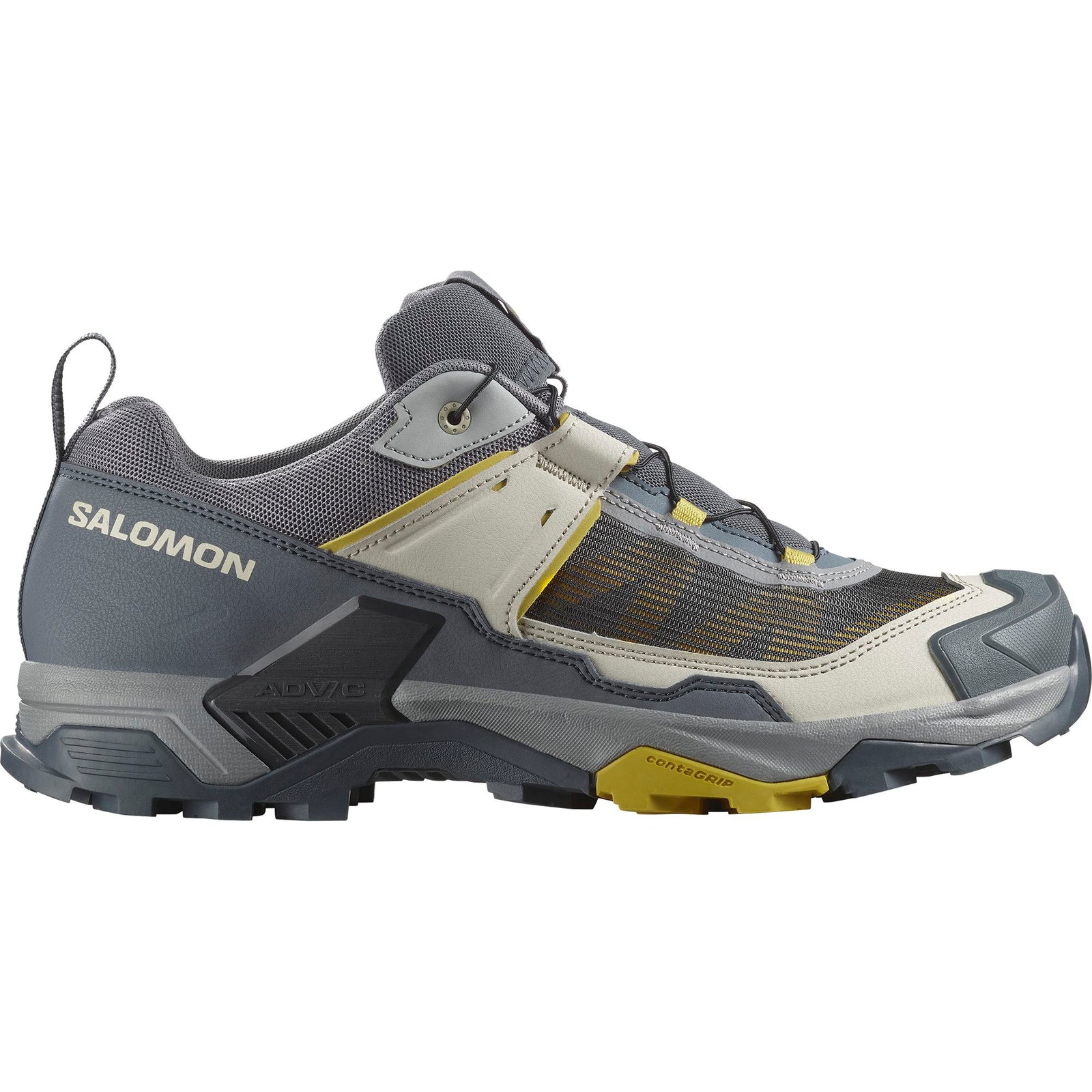 Salomon X Ultra 5 Men's Hiking Shoes Monument/Turbulence/Spicy Mustard EU42 