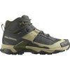 Salomon X Ultra 5 Mid GTX Men's Hiking Shoes Peat/Gray Green/Blue Night US 8 