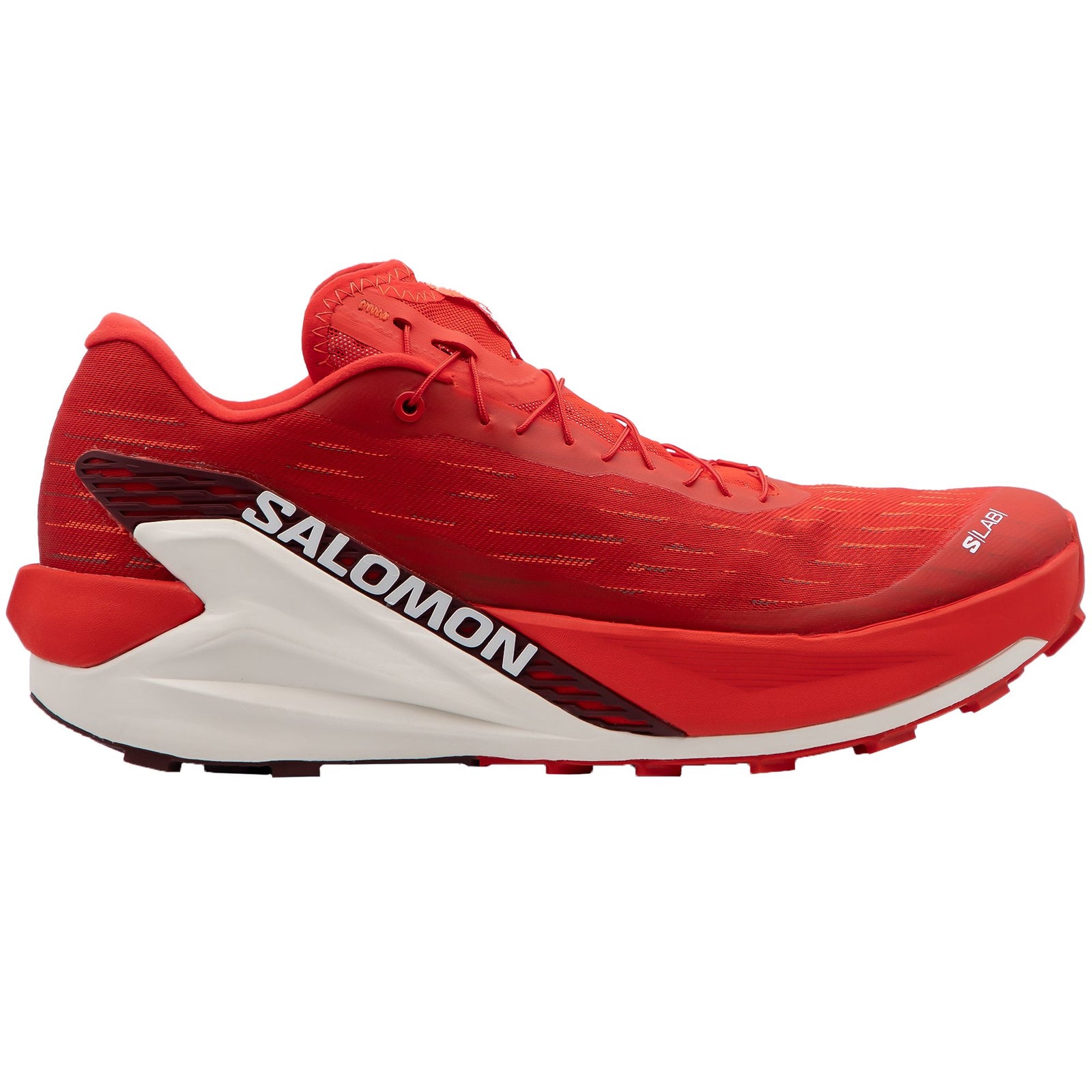 Salomon S/LAB Pulsar 4 Unisex Trail Running Shoes Fiery Red/Vanilla Ice/Andorra UK 8 