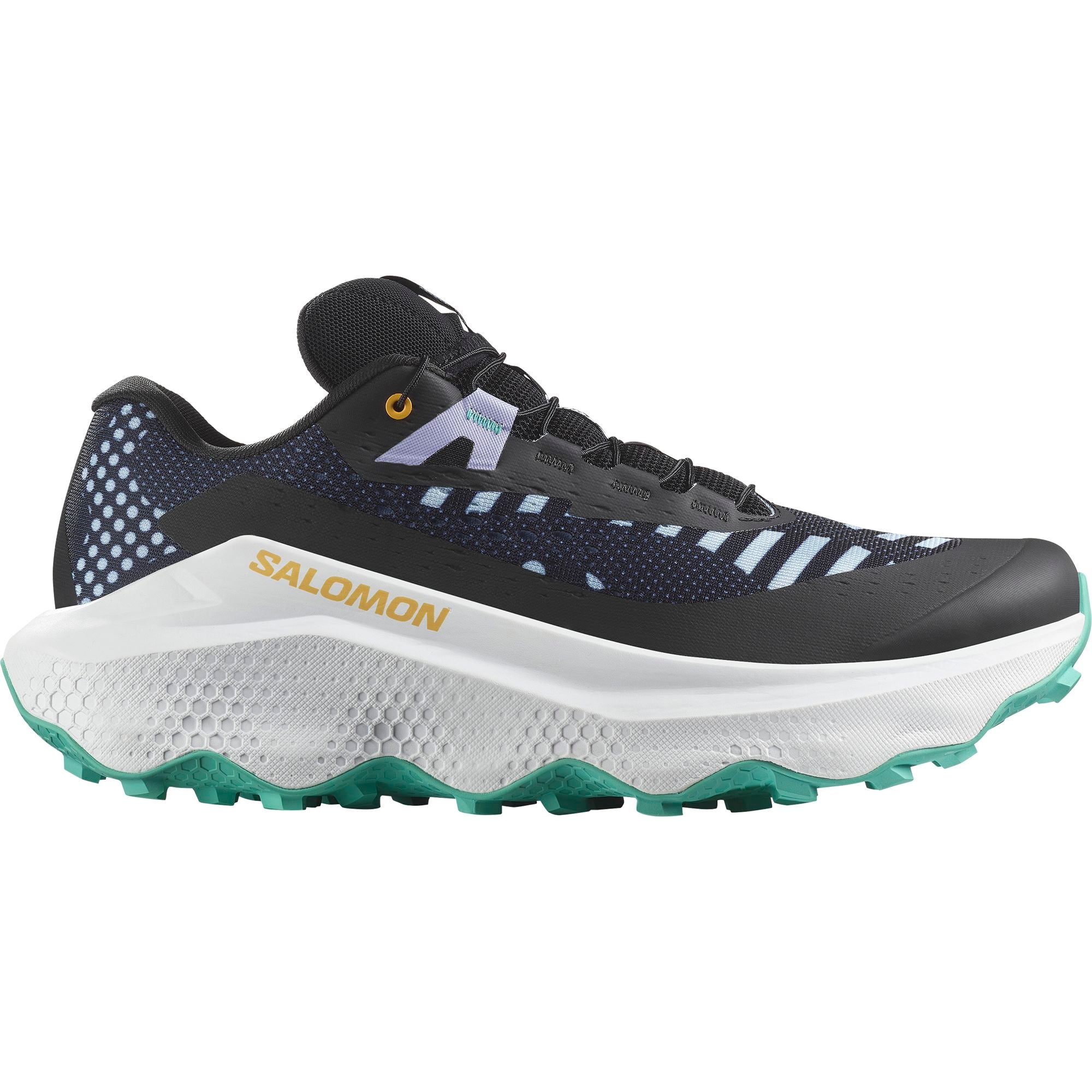 Salomon Ultra Glide 3 Proto Pack Men's Trail Running Shoes Black/White/Waterfall UK 8 