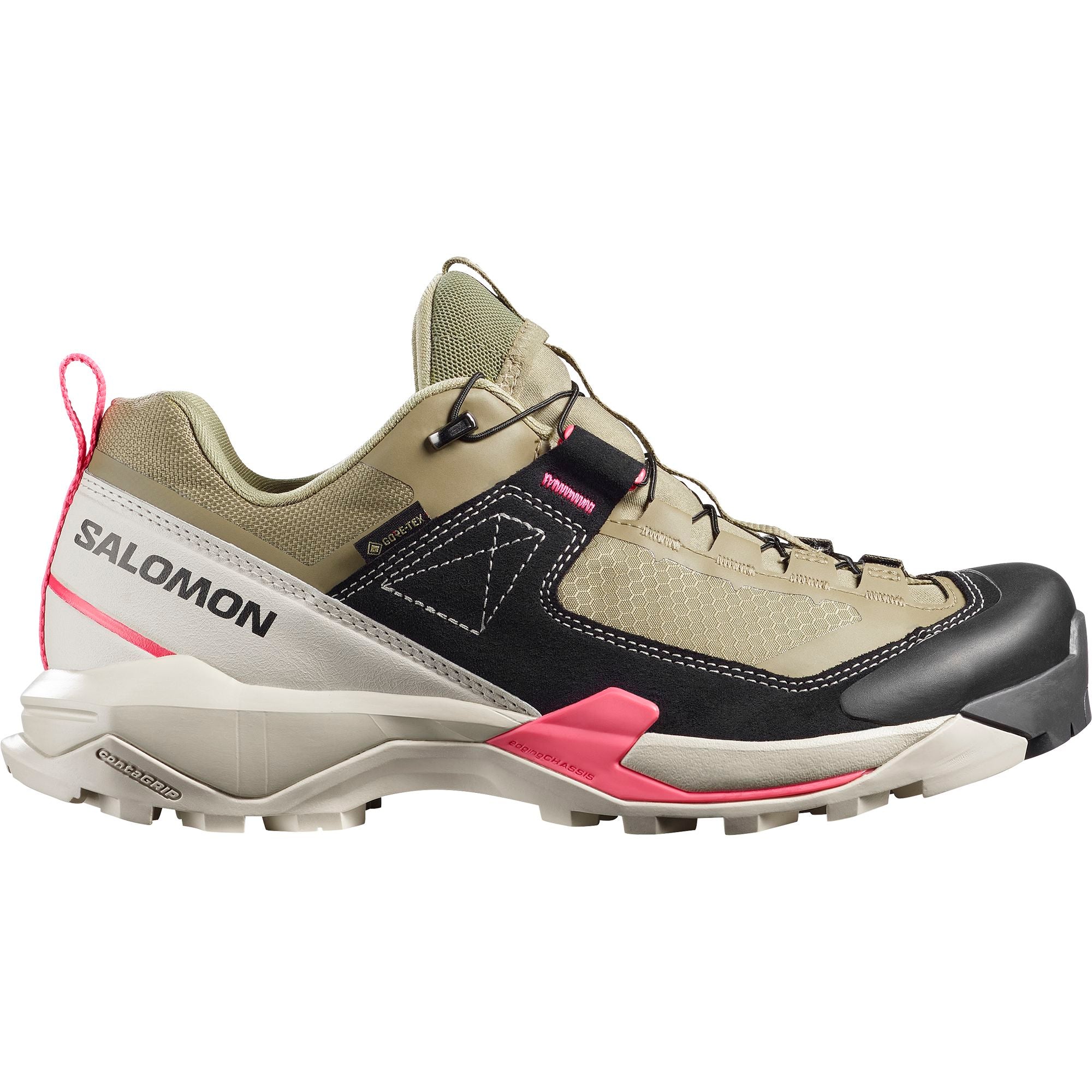 Salomon X Ultra Alpine GTX Women's Hiking Shoes Aloe/Nine Iron/Rouge Red UK 4.5 