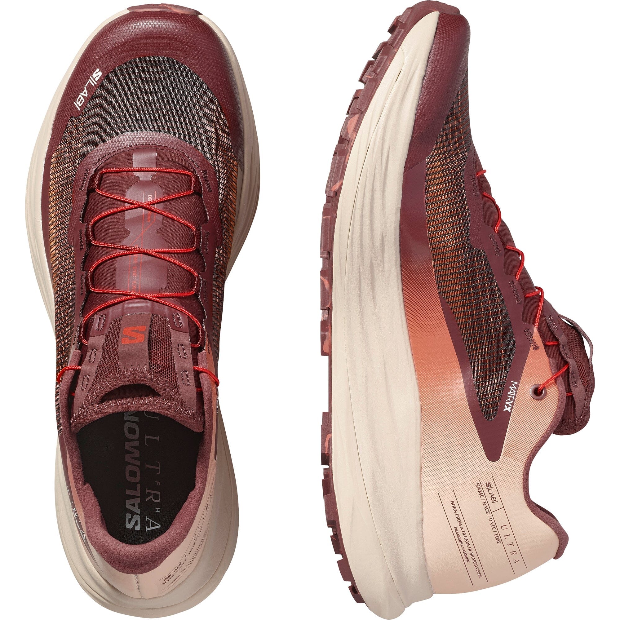 Salomon S/LAB Ultra V2 Unisex Trail Running Shoes Andorra/Burnt Sienna/Smoke Gray UK 8 