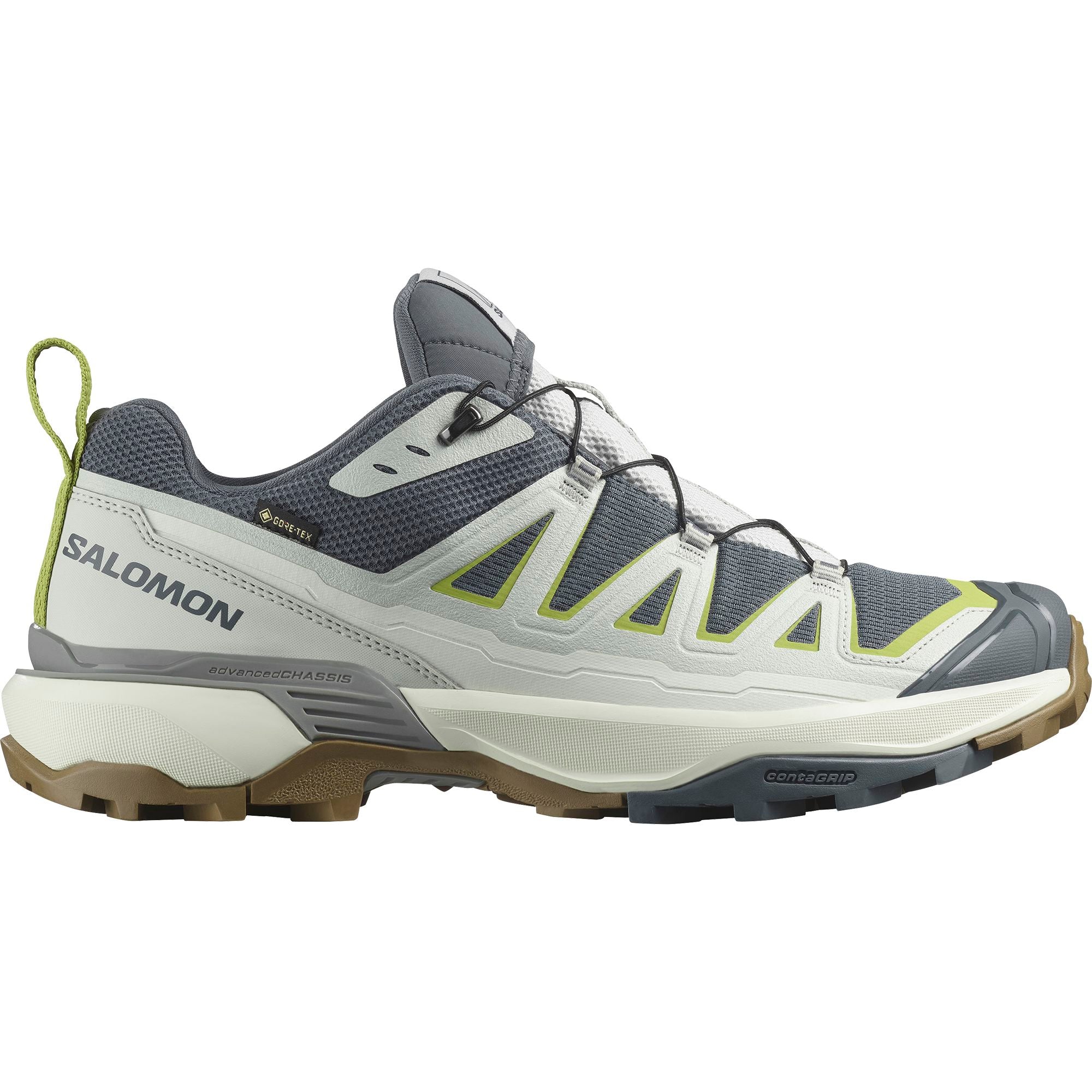 Salomon X Ultra 360 Edge GTX Men's Hiking Shoes Turbulence/Metal/Dark Citron US 8.5 