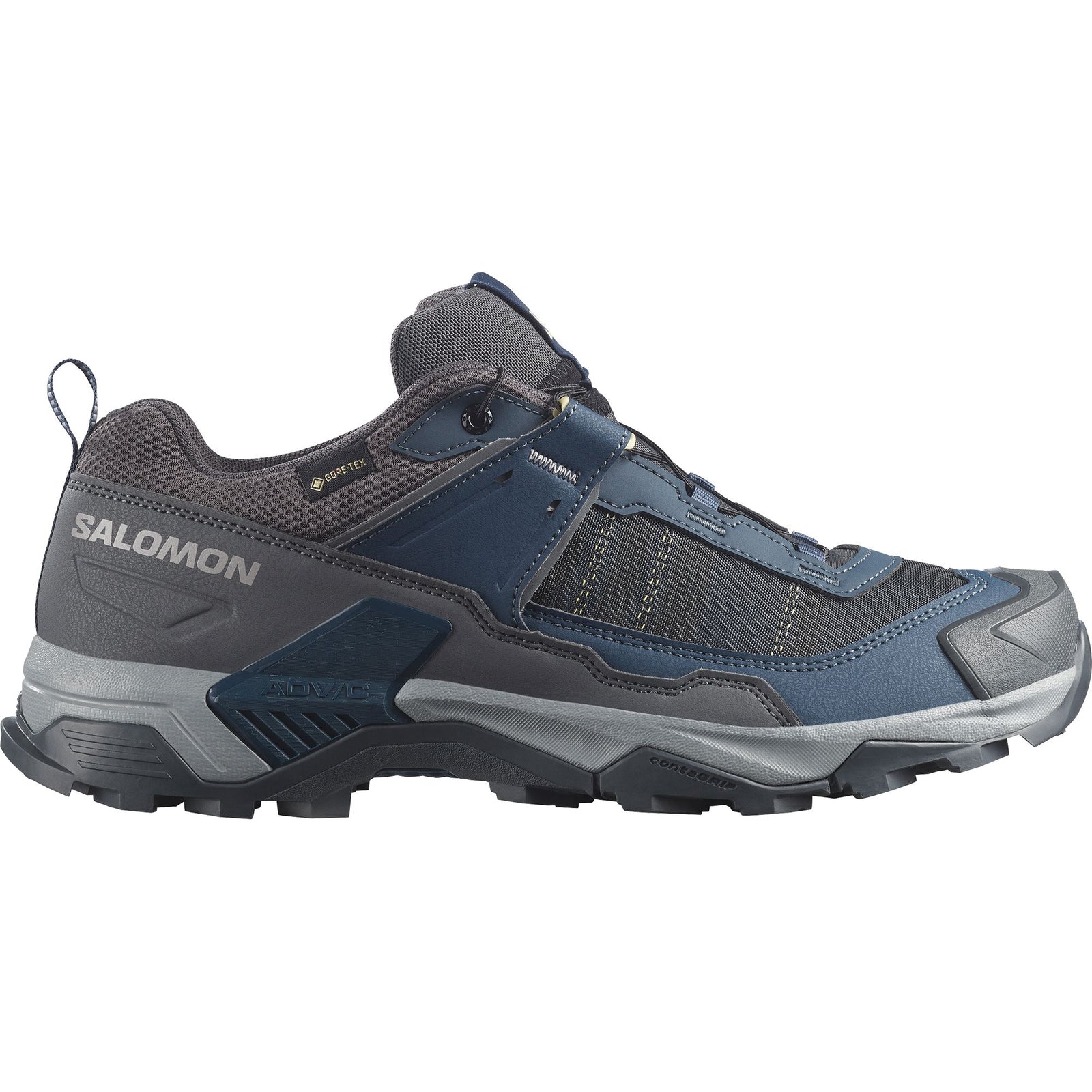 Salomon X Ultra 5 GTX Men's Hiking Shoes - Asphalt/Spellbound/Alloy