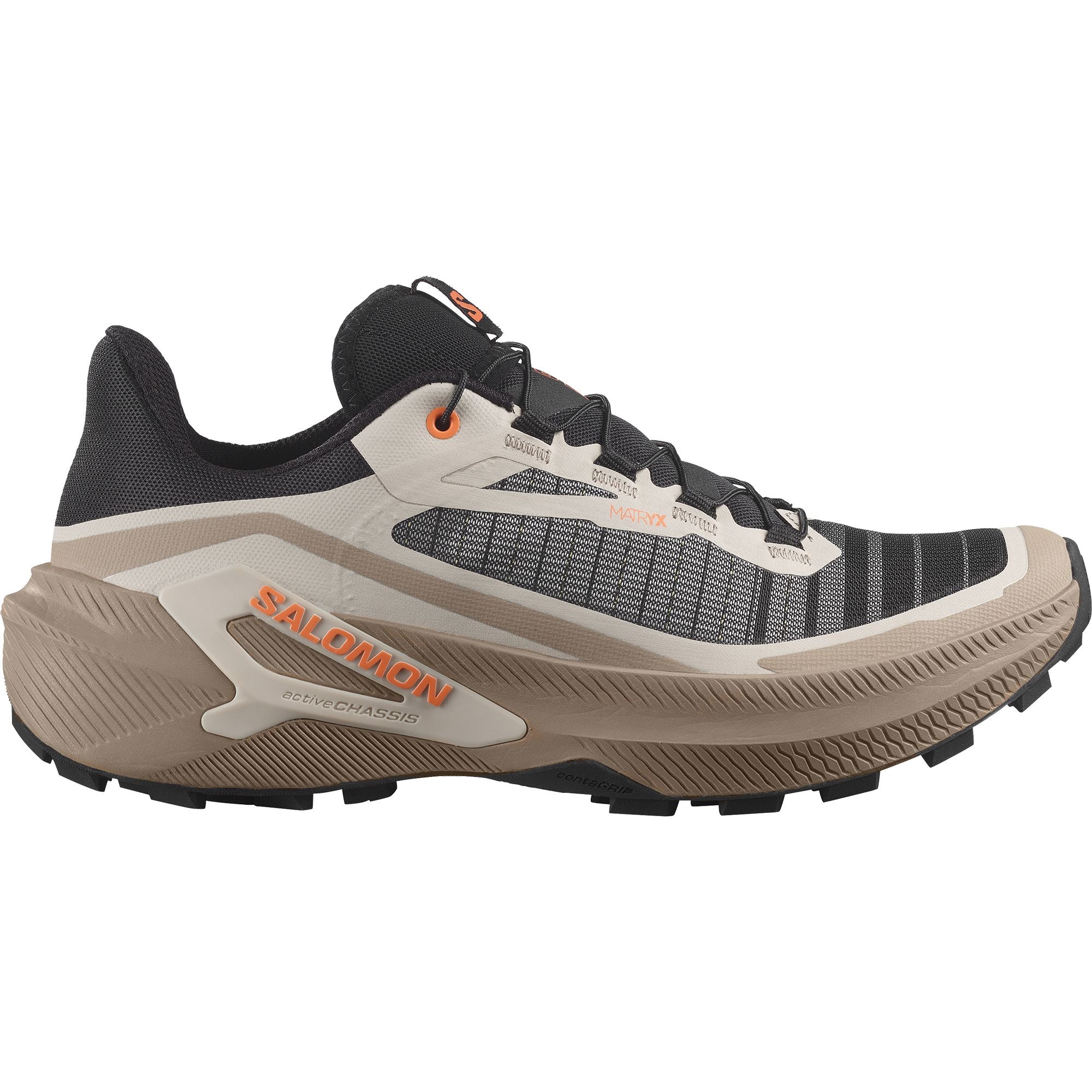 Salomon Genesis 2 Women's Trail Running Shoes – Rainy Day/Desert Tan/Nectarine