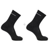 Salomon Evasion Crew 2-Pack Unisex Socks Black/Black S (EU 36-38) 
