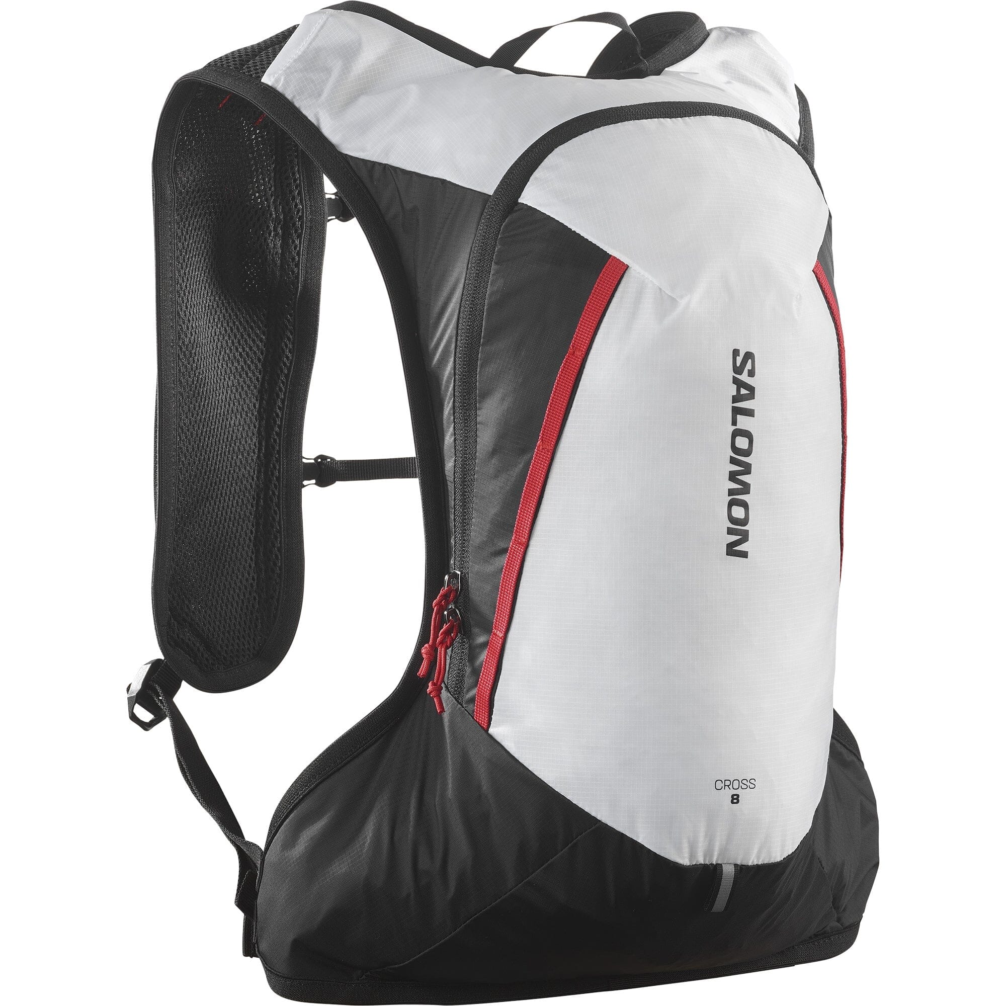 Salomom Cross 8 Unisex Backpack White/Black 
