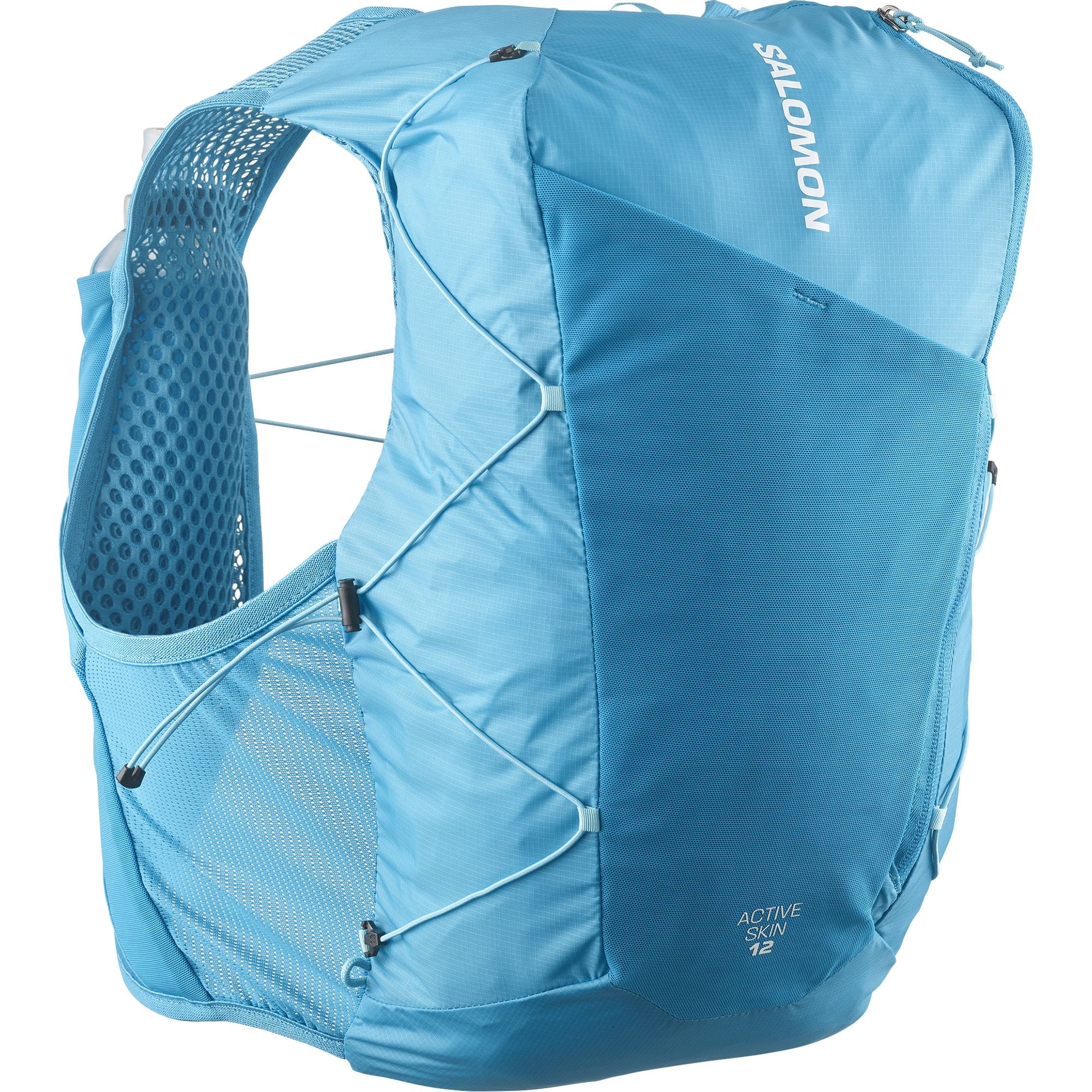 Salomon Active Skin 12 Unisex Running Vest Blue Danube/Blue Curacao S 